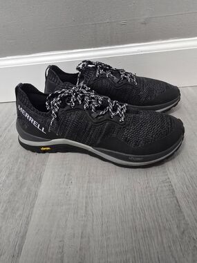 Merrell Women Black Knit Trail Sneaker